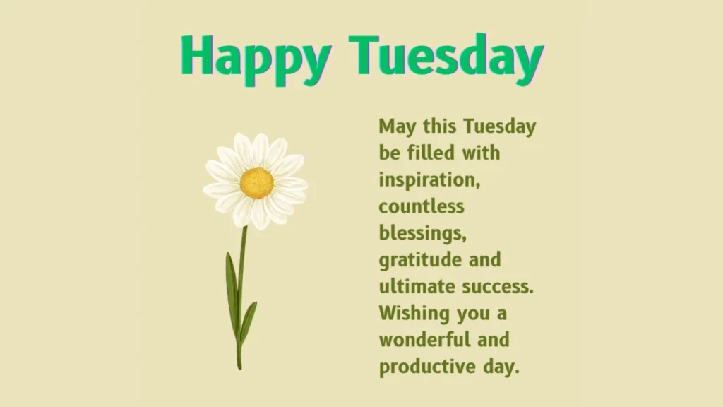 spiritual Tuesday Blessings