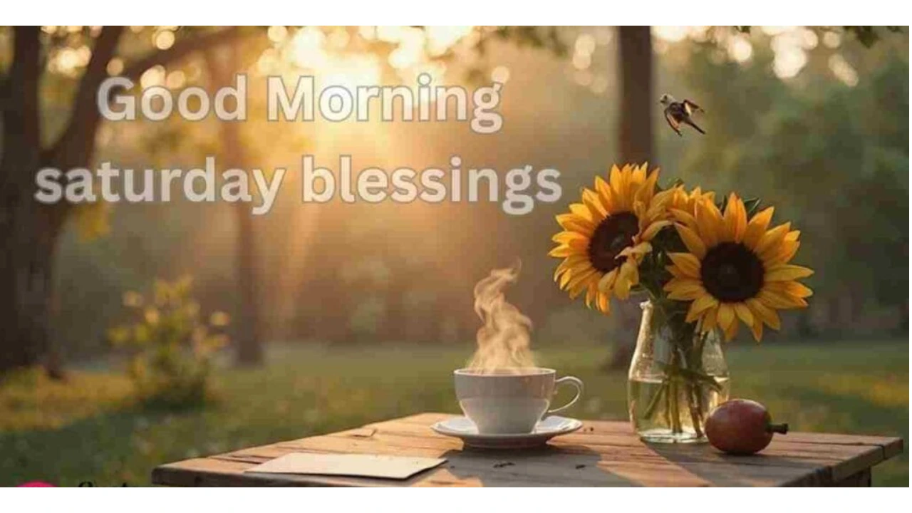 Good Morning Saturday Blessings