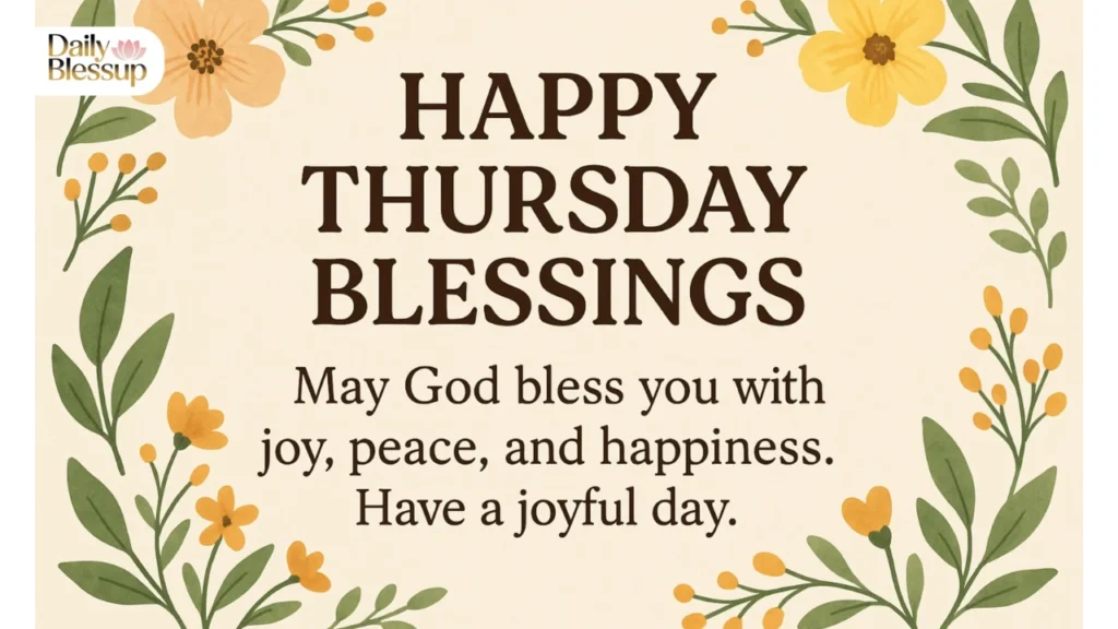 Inspirational Thursday Blessings images