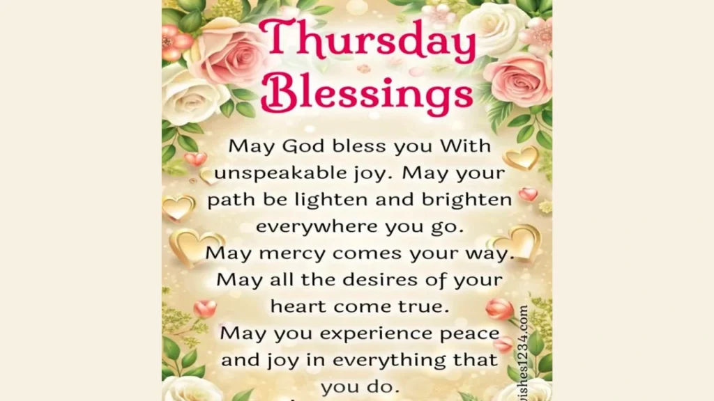 Spiritual and Faith-Based Thursday Blessings images