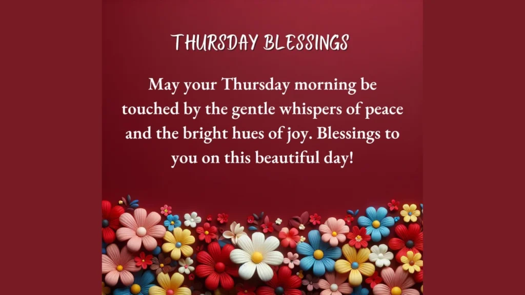 Thursday Morning Messages for Friends blessings images