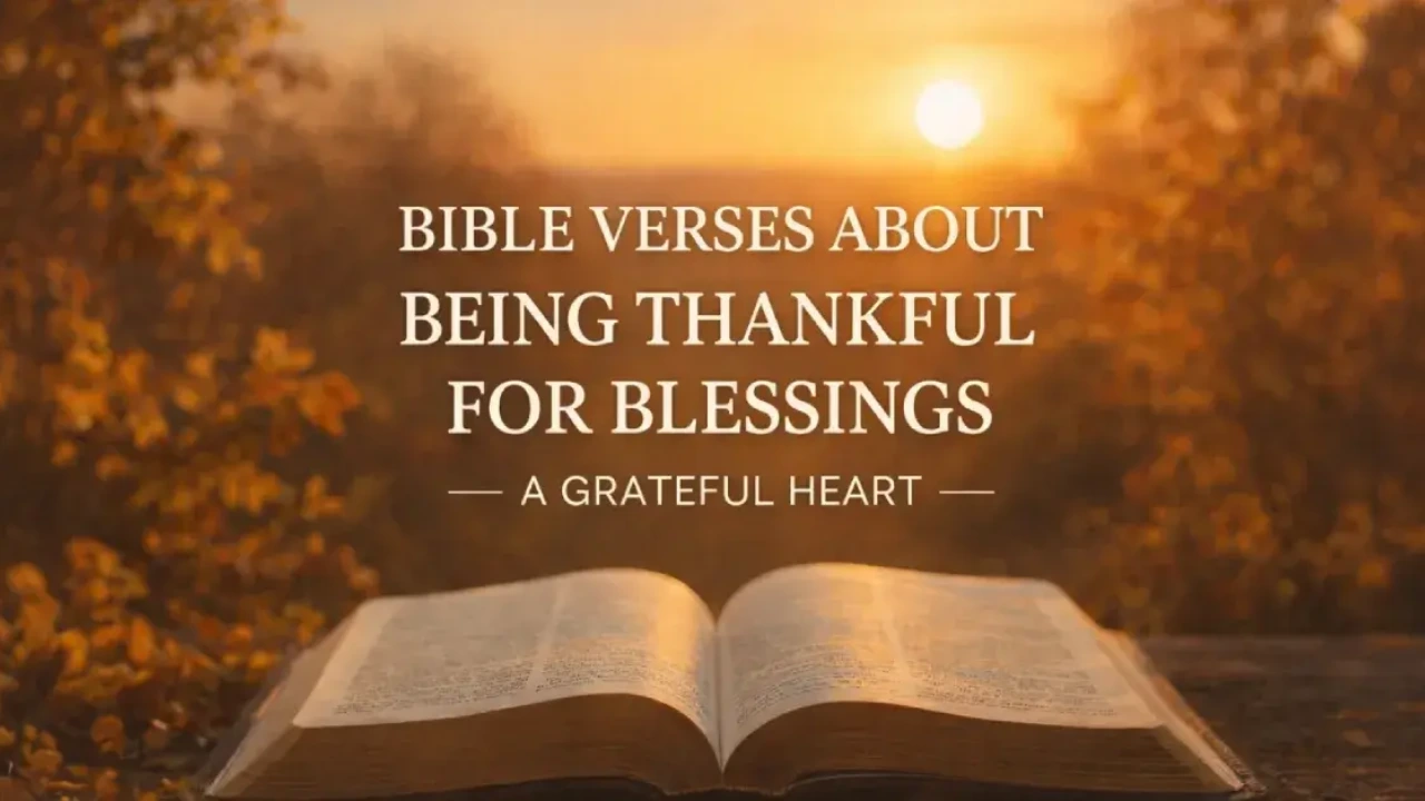 Bible Verses About Being Thankful for Blessings