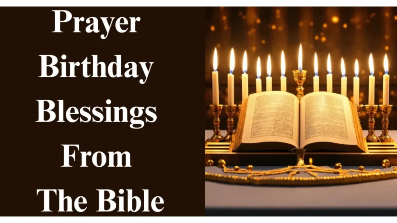Prayer Birthday Blessings from the Bible