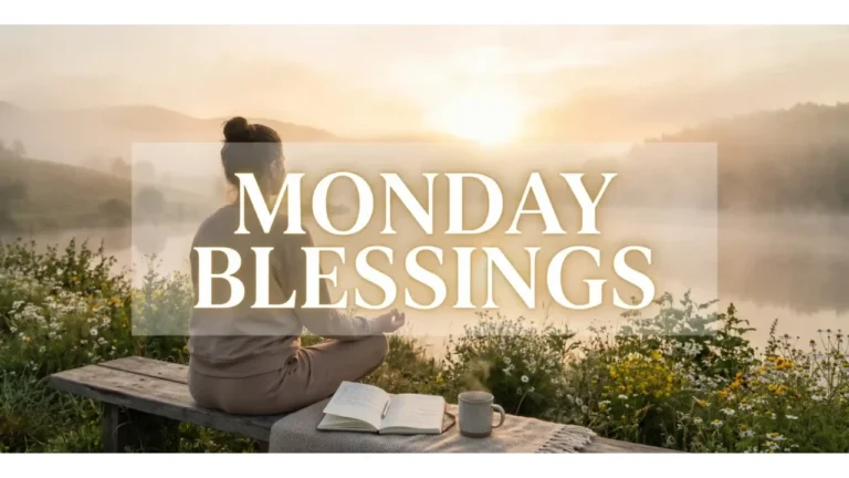 Inspirational Good Morning Monday Blessings