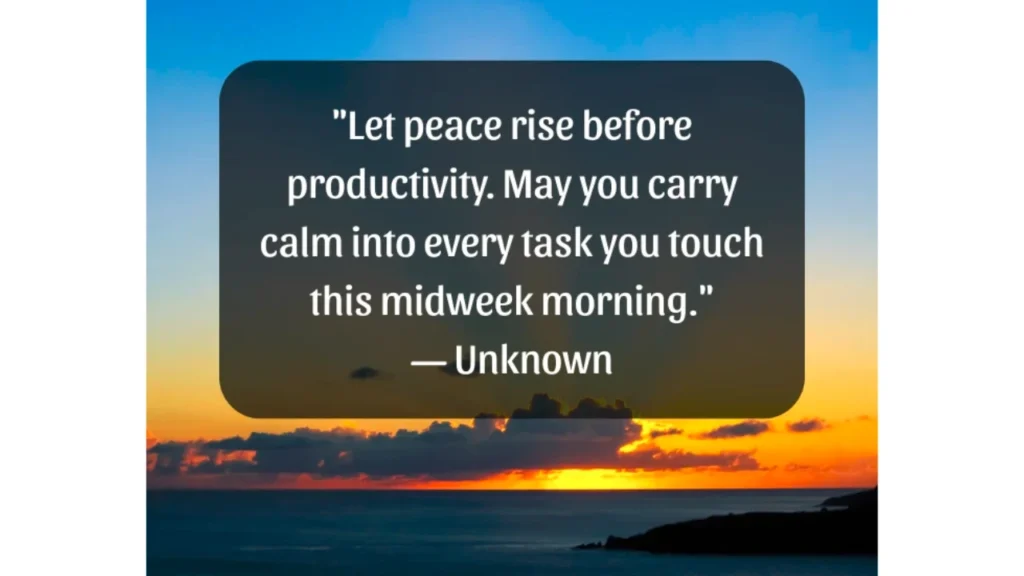 Wednesday Prayer Blessings to Start the Day with Faith