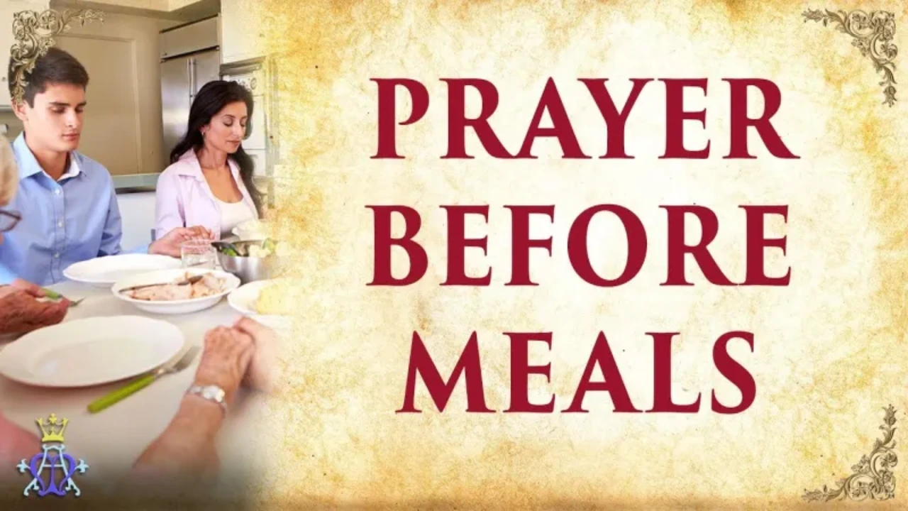 Catholic Blessing Before Meals