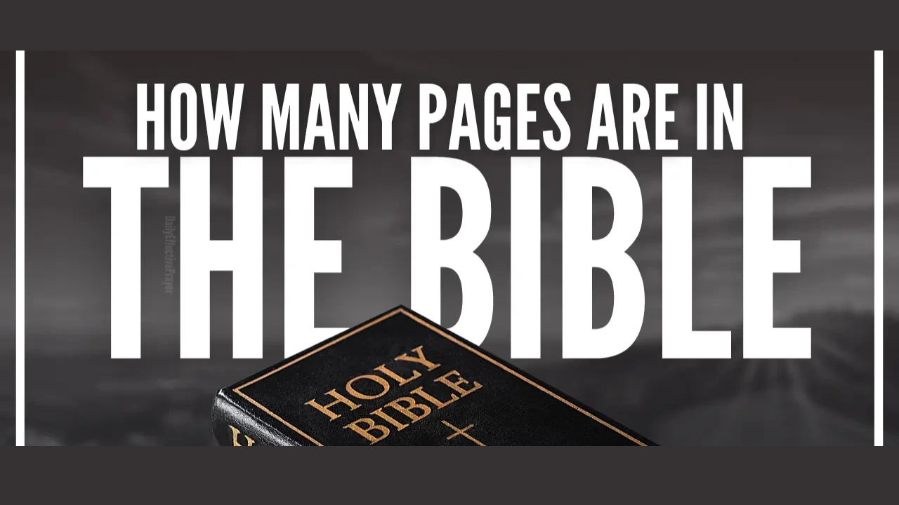 How Many Pages Are in the Bible