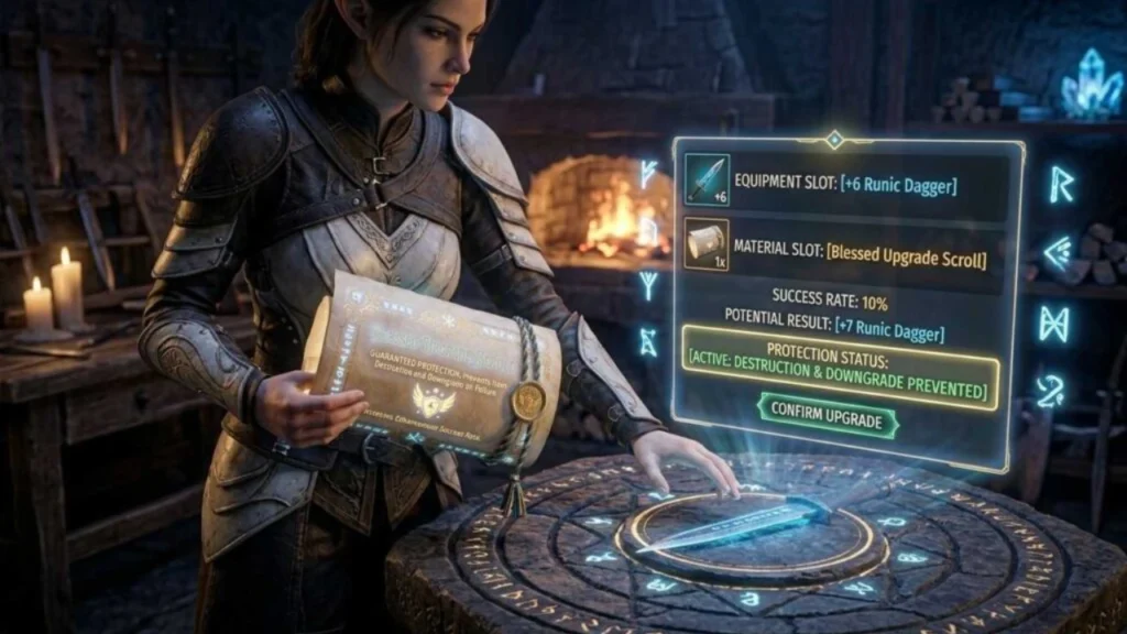 How Upgrade Scroll Works