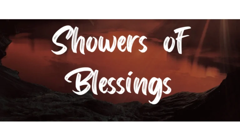 Showers of Blessing Lyrics