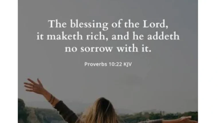 Blessings of Lord Maketh Rich