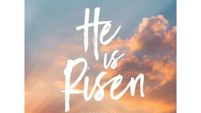 He Is Risen Bible Verse